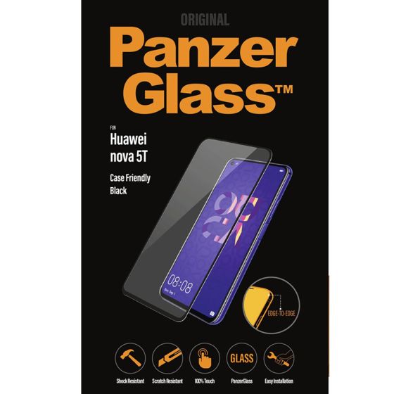 PanzerGlass Screen Protektor Echtglas Displayschutz für Huawei Nova 5T