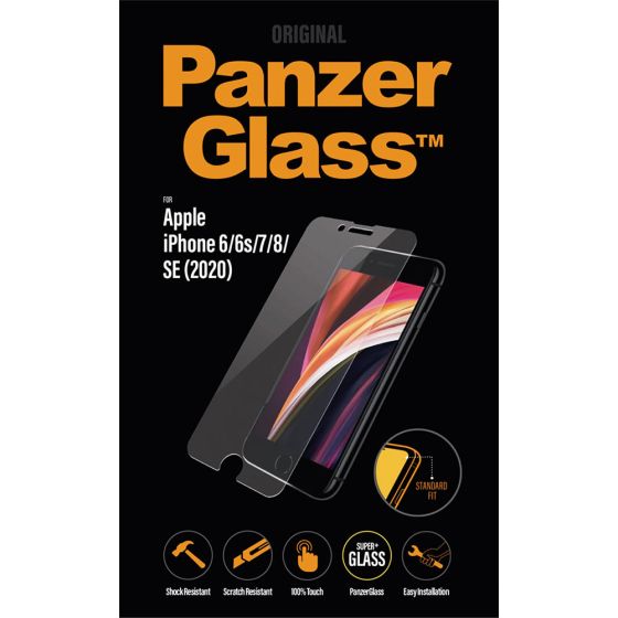 PanzerGlass Screen Protektor Echtglas Displayschutz für Apple iPhone SE 2020