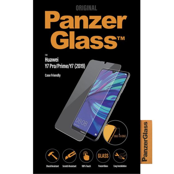 PanzerGlass Screen Protektor Echtglas Displayschutz für Huawei Y7 2019