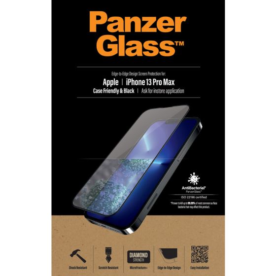 Original PanzerGlass Screenprotektor für Apple iPhone 13 Pro Max Displayschutz