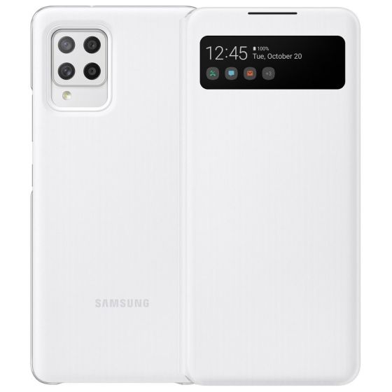 Original Samsung Galaxy A42 Flipcase Weiß