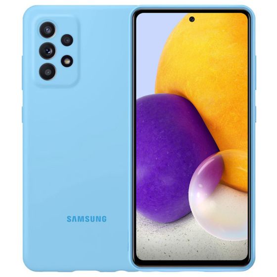 Original Samsung Galaxy A72 Handyhülle Case Blau