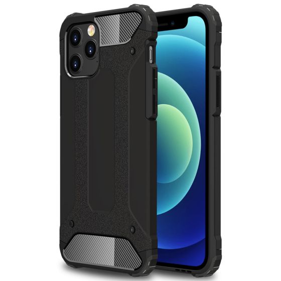 Robuste Handyhülle für Apple iPhone 12 Outdoor Case Schwarz