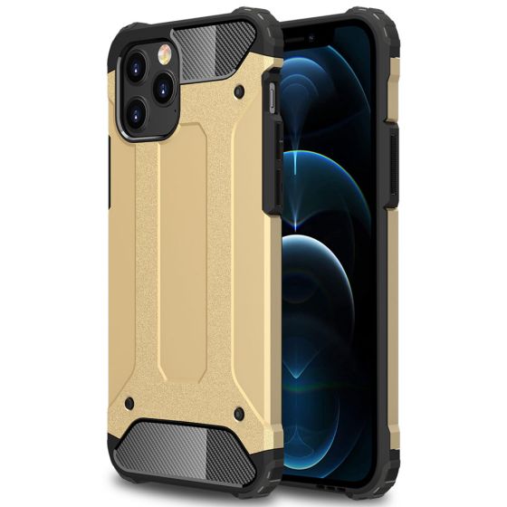 Robuste Handyhülle für Apple iPhone 12 Pro Outdoor Case Gold