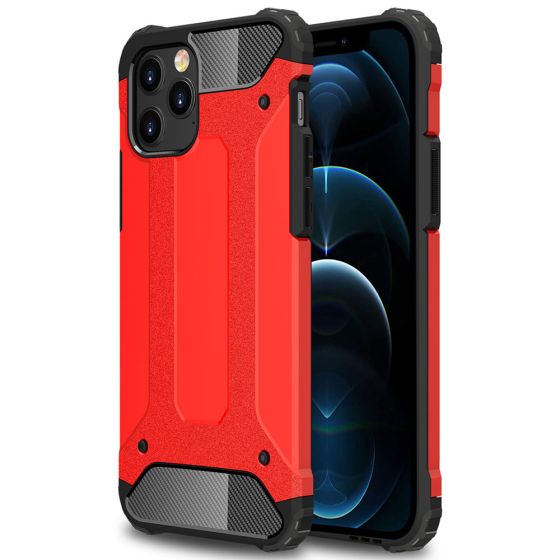 Robuste Handyhülle für Apple iPhone 12 Pro Outdoor Case Rot