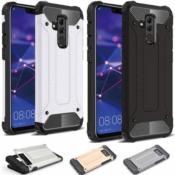 Outdoor Hülle für Huawei Mate 20 Lite Case in Schwarz, Silber und Gold