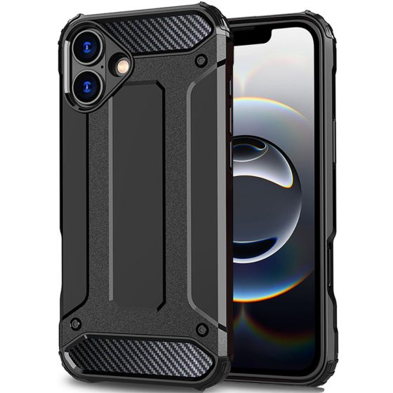 Handyhülle für Apple iPhone 16e Outdoor Case Schwarz