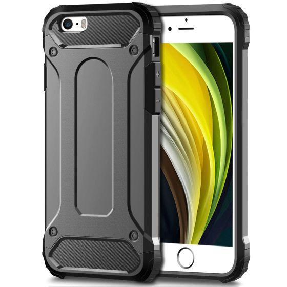Outdoor Case für iPhone SE 2020 Handyhülle Grau