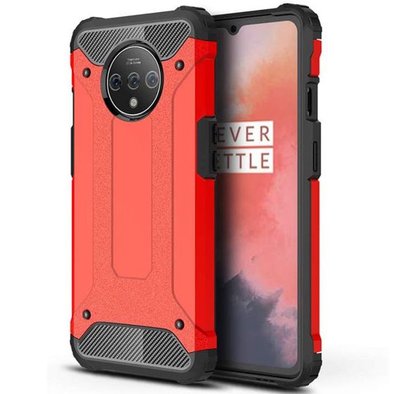 Outdoor Case für Oneplus 7T in Rot | Ohne Versandkosten | handyhuellen-24.de