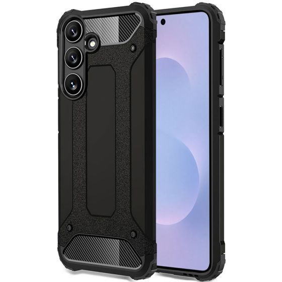 Handyhülle für Samsung Galaxy S25 Edge Outdoor Case Schwarz 