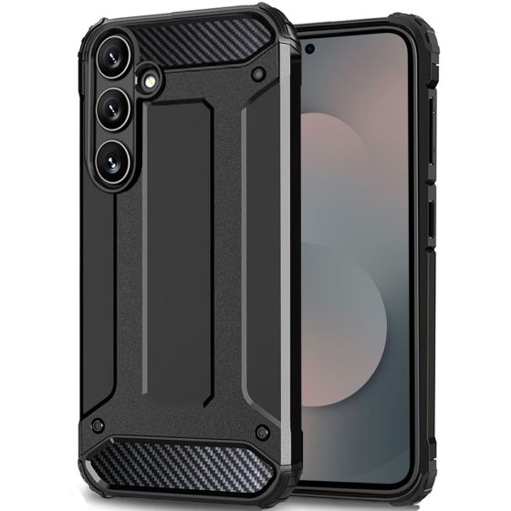 Handyhülle für Samsung Galaxy S25 FE Outdoor Case Schwarz 