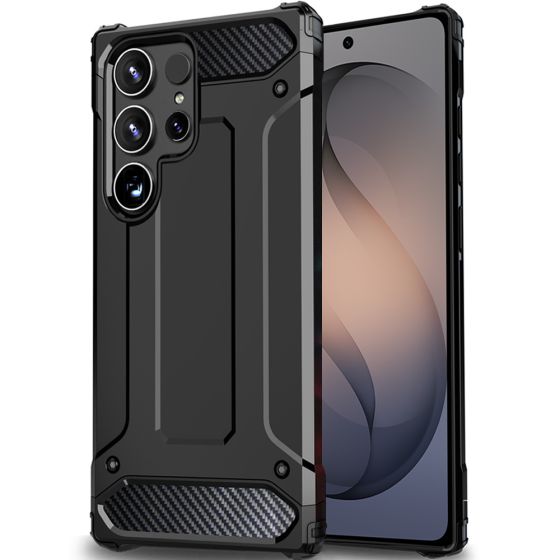 Outdoor Hülle für Samsung Galaxy S26 Ultra Armor Case Schwarz