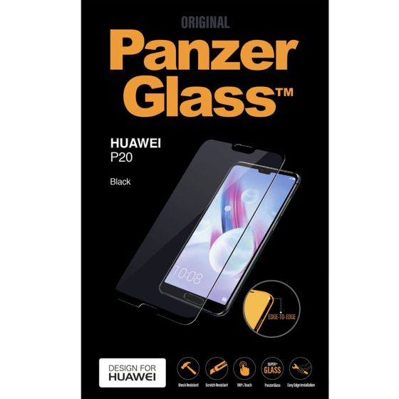 PanzerGlass Screen Protektor Echtglas Displayschutz für Huawei P20