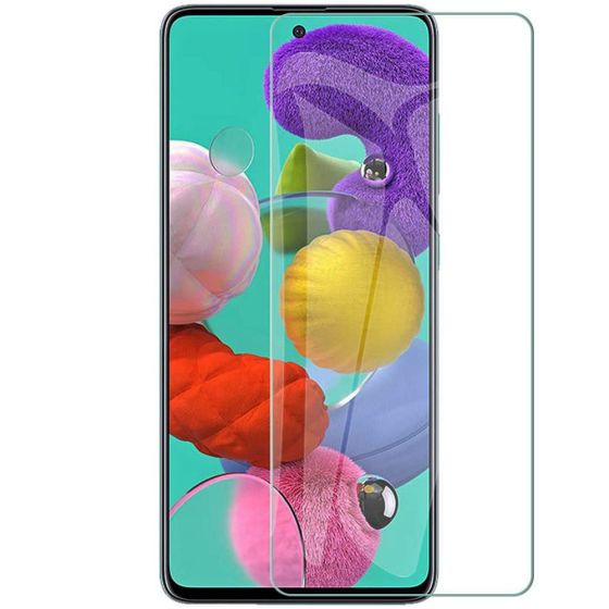 Ultraklare Panzerglasfolie für Samsung Galaxy A51 aus 9H Echtglas