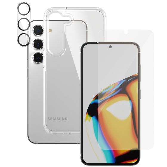 Panzerglass™ 3-in-1 Schutz-Set für Samsung Galaxy S23