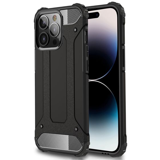 Handyhülle für Apple iPhone 14 Pro Max Outdoor Case Schwarz