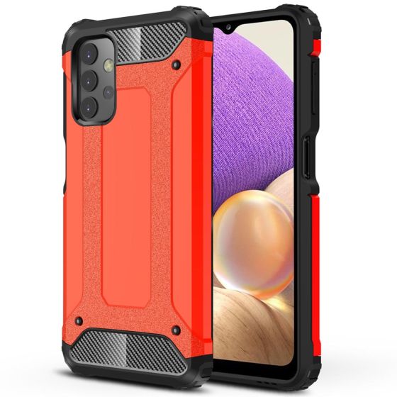 Robuste Outdoor Hülle für Samsung Galaxy A32 Case Rot