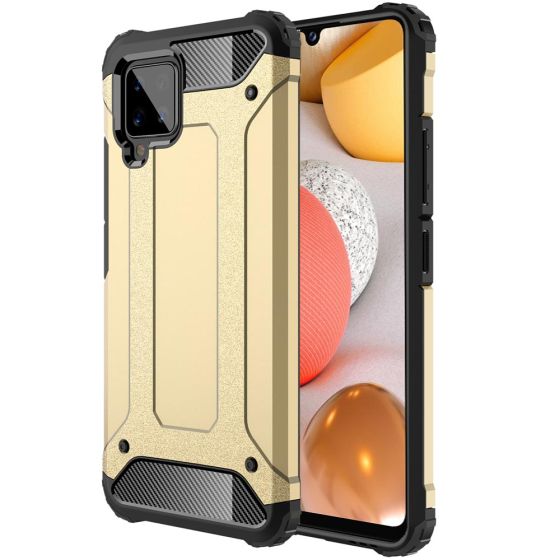 Robuste Outdoor Hülle für Samsung Galaxy A42 Case Gold