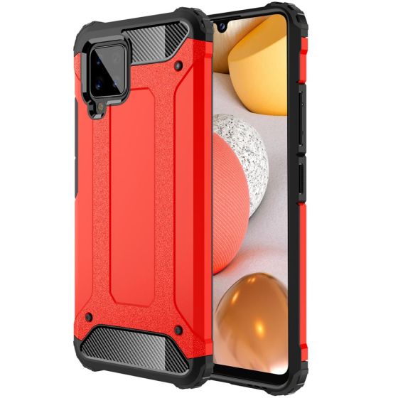 Robuste Outdoor Hülle für Samsung Galaxy A42 Case Rot