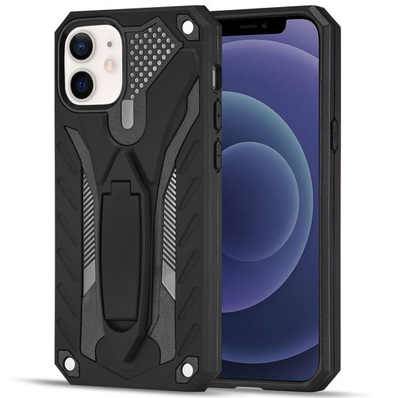 Robuste Handyhülle für Apple iPhone 12 Mini Case Schwarz