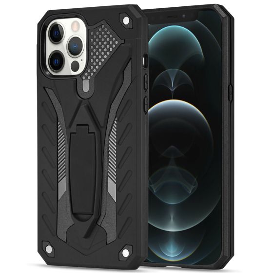 Robuste Handyhülle für Apple iPhone 12 Pro Max Outdoor Case Schwarz