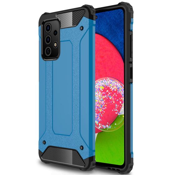 Robuste Outdoor Hülle für Samsung Galaxy A52s 5G Handy Case Blau