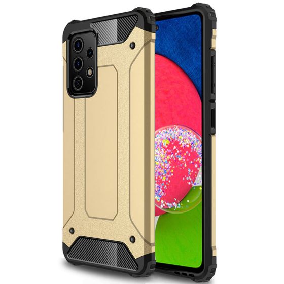 Robuste Outdoor Hülle für Samsung Galaxy A52s 5G Handy Case Gold