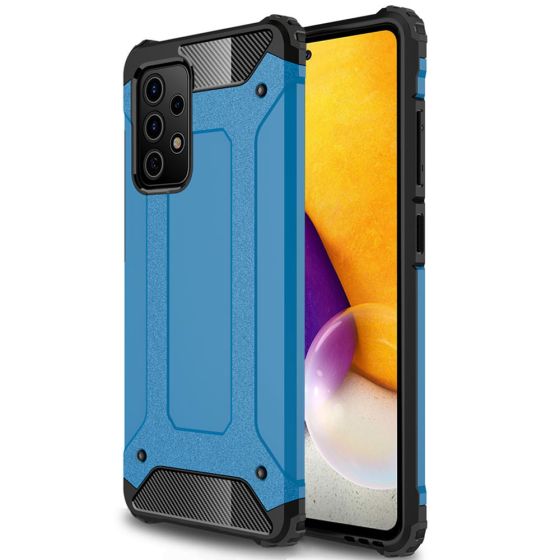 Robuste Outdoor Hülle für Samsung Galaxy A72 Case Blau
