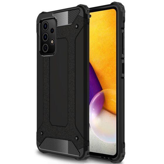 Robuste Outdoor Hülle für Samsung Galaxy A72 Case Schwarz