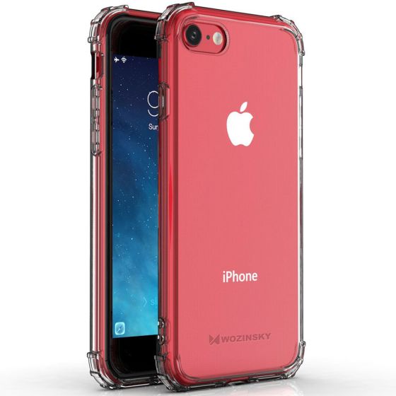 Transparente kristallklare Hülle für iPhone 7 Case aus flexiblen TPU-Silikon Rahmen sowie robusten Eckenschutz