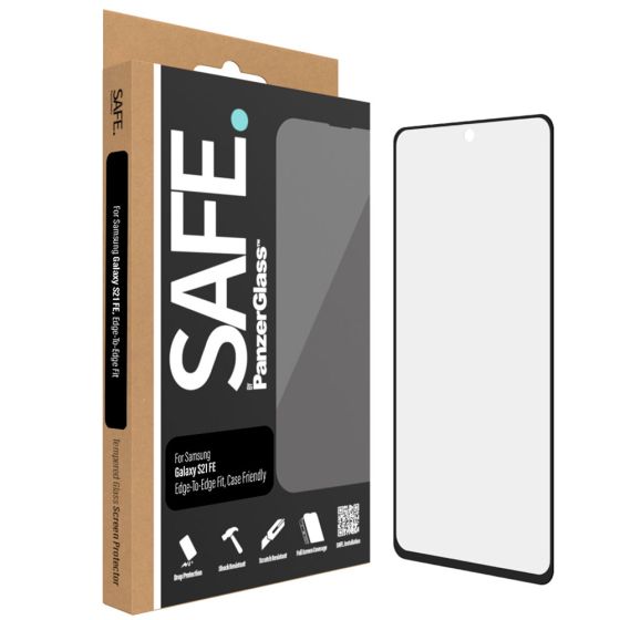 SAFE by PanzerGlass Screenprotektor für Samsung Galaxy S21 FE Displayschutz