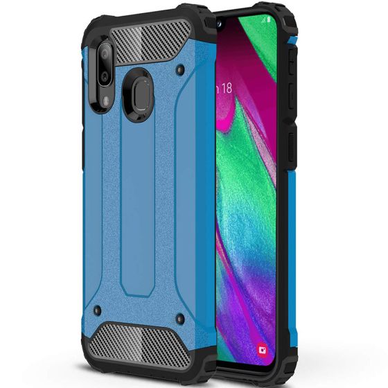 Robuste Outdoor Hülle für Samsung Galaxy A40 - Blau | Versandkostenfrei