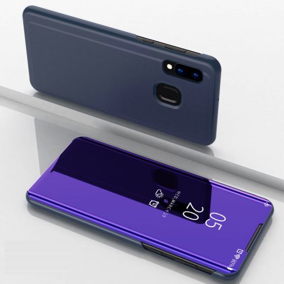 Spiegel Hülle für Galaxy A40 in Violett | handyhuellen-24.de