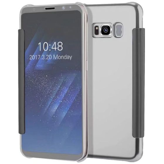 Clear View Hülle für Samsung Galaxy A5 2017 in Silber | Versandkostenfrei