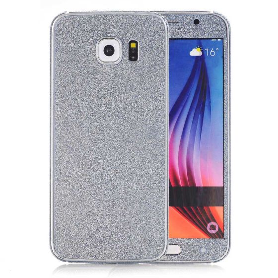 Glitzer Handyfolie für Galaxy S7 in Blau