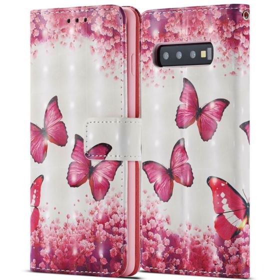 Samsung Galaxy S10 Plus Hülle mit Schmetterling Motiv