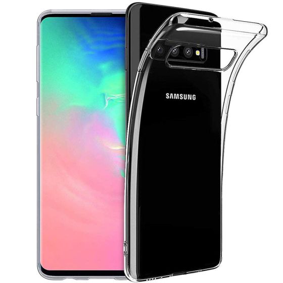 Silikon Case für Galaxy S10 in Transparent | handyhuellen-24