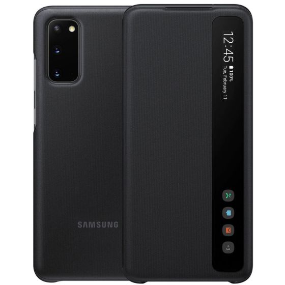 Original Samsung Galaxy S20 Flipcase in Schwarz | Ohne Versandkosten | handyhuellen-24.de