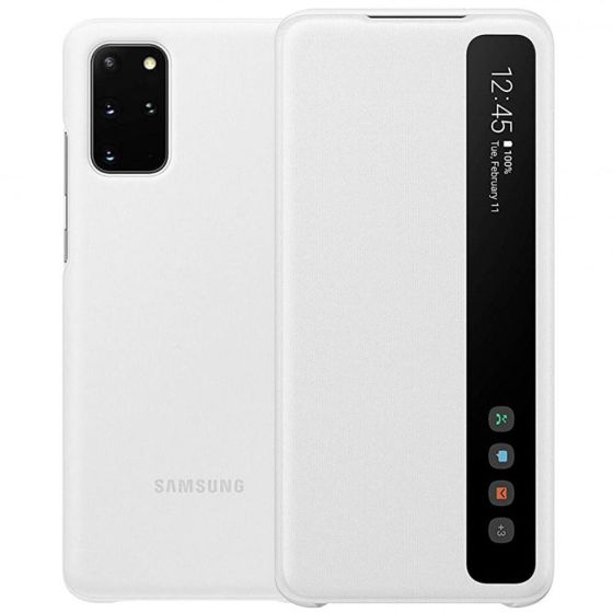 Original Samsung Galaxy S20 Plus Flipcase in Weiß | Ohne Versandkosten | handyhuellen-24.de