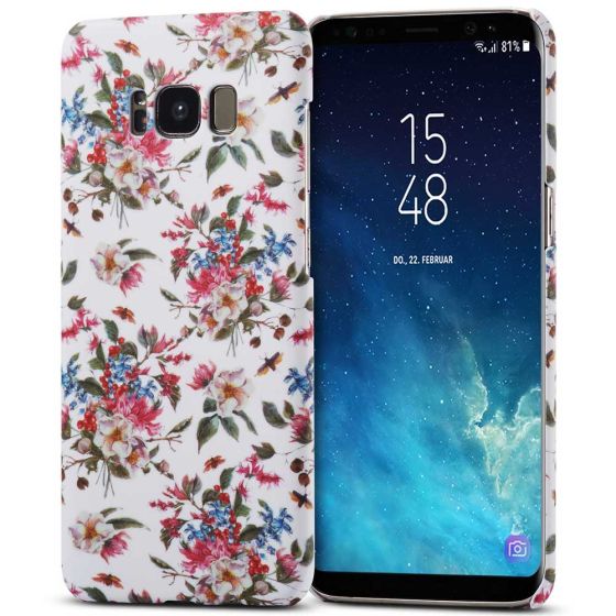 Design Handyhülle für Samsung Galaxy S8 mit Blumen Motiv | Ohne Versandkosten | handyhuellen-24.de