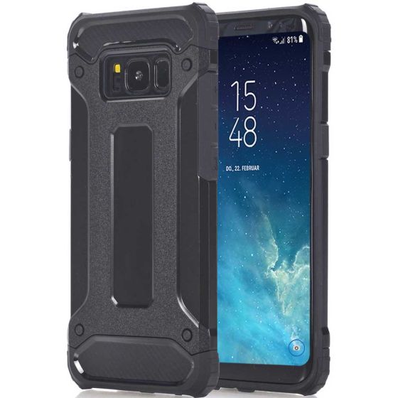 Samsung Galaxy S8 Hülle Outdoor Case in Schwarz