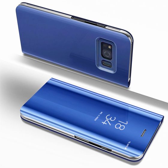 Flip Case für Samsung Galaxy S8 Plus in Blau | handyhuellen-24.de