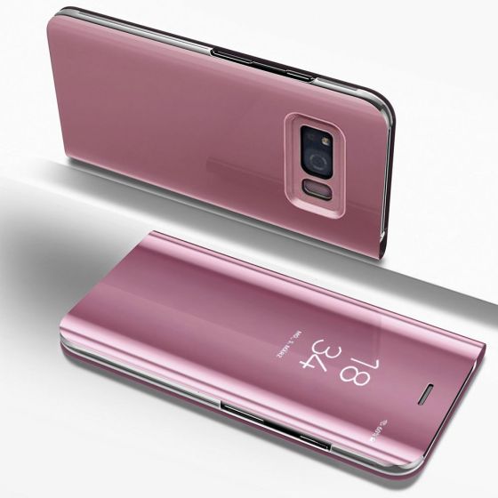 Flip Case für Samsung Galaxy S8 Plus in Rosa | handyhuellen-24.de
