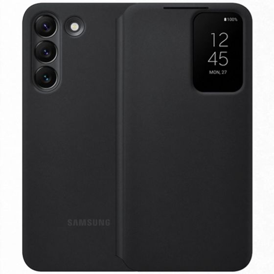 Original Samsung Galaxy S22 Plus Flipcase Handytasche Schwarz