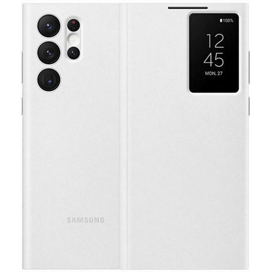 Original Samsung Galaxy S22 Ultra Flipcase Handytasche Weiß