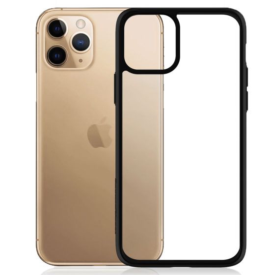 Original Panzerglass Apple iPhone 11 Pro Max Premium Case Transparent mit schwarzen Rahmen