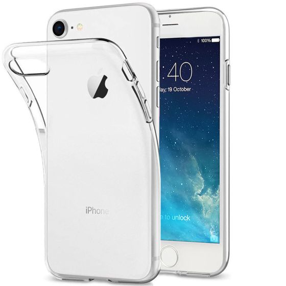 Ultraklare Silikon Hülle für iPhone 8 Plus Transparent