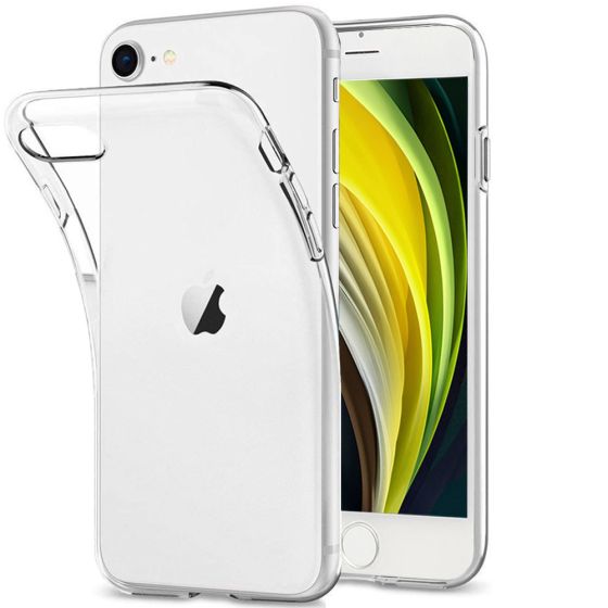 Ultraklare Silikon Handyhülle für iPhone SE 2020 Case Transparent