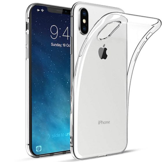 Ultraklare Silikon Hülle für iPhone XS Transparent