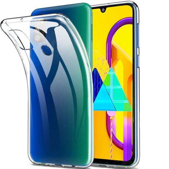 Transparente Silikon Hülle für Samsung Galaxy M30s Kristallklar
